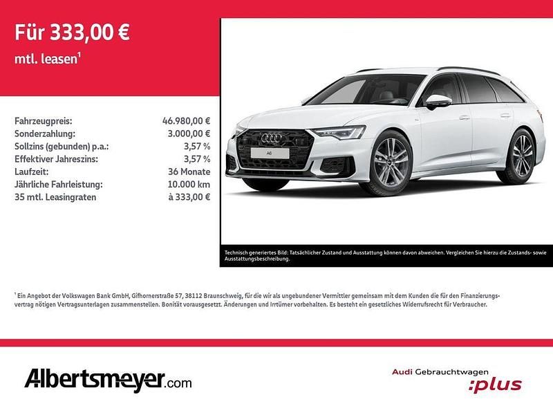 Gebraucht Audi A6 S-Line 204 PS (150 kW) 2025 Mythosschwarz metallic Kombi