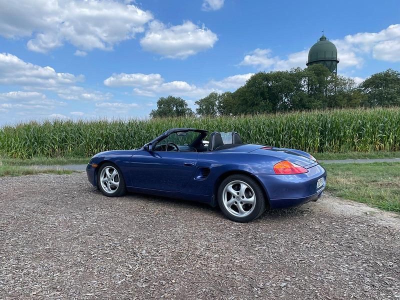 Gebraucht Porsche Boxster 204 PS (150 kW) 1997 Blau Cabrio