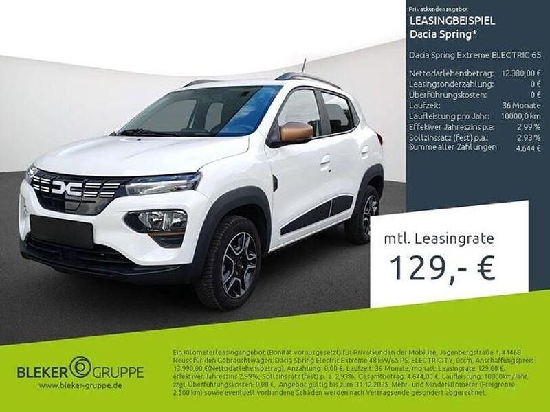 Weiß Gebraucht 2023 Dacia Spring Extreme Kleinwagen | 12.380 € (Fairer Preis) - Bild 1/3