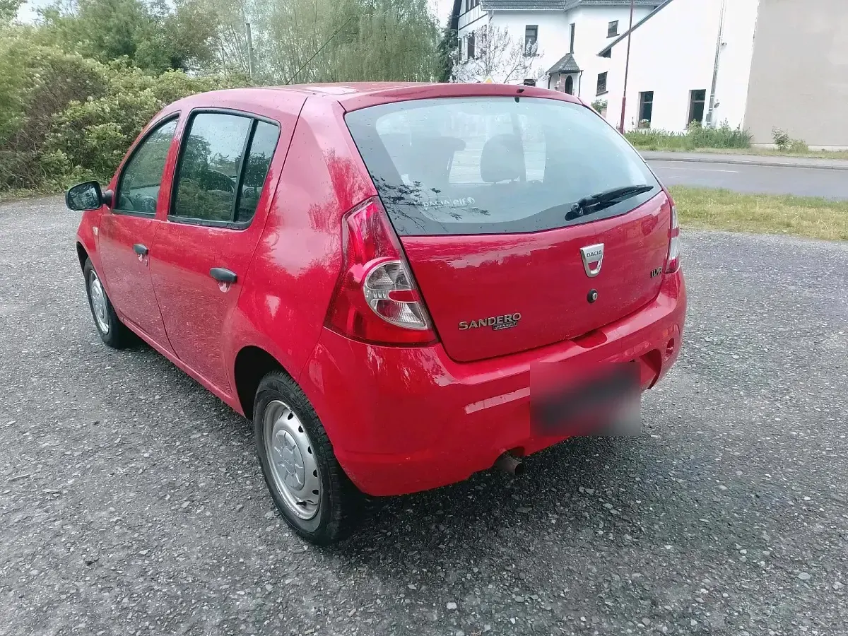 Gebraucht Dacia Sandero 2009 Rot Kleinwagen