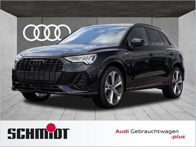 Mythosschwarz metallic Gebraucht 2024 Audi Q3 S-Line SUV | 48.990 € - Bild 1/4
