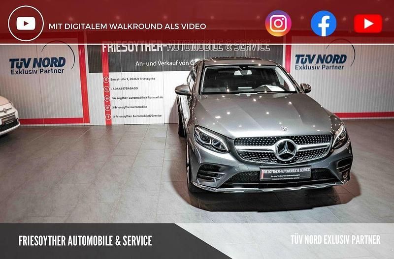 Grau Gebraucht 2017 Mercedes GLC250 AMG line Coupé | 25.990 € (Fairer Preis) - Bild 1/4