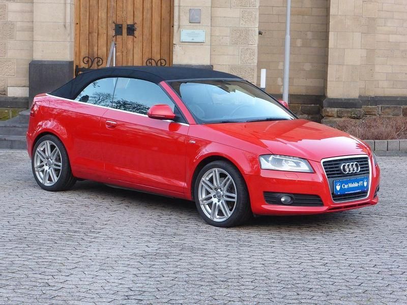 Rot Gebraucht 2008 Audi A3 Cabriolet S-Line Cabrio | 9.950 € - Bild 1/4