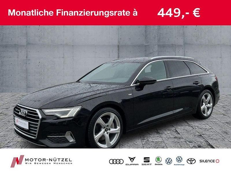 Brillantschwarz Gebraucht 2022 Audi A6 S-Line Kombi | 33.330 € (Fairer Preis) - Bild 1/4