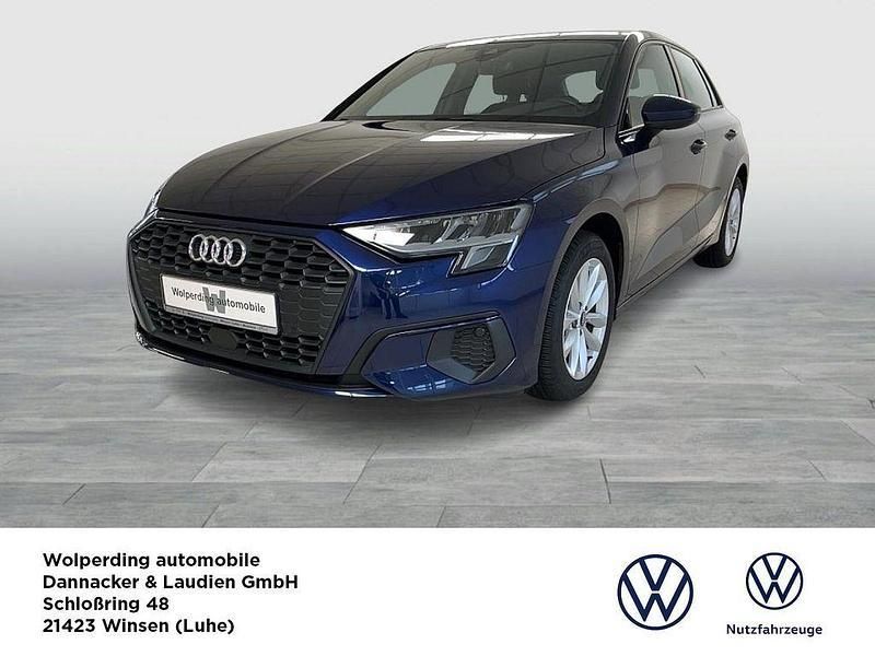 Navarrablau Gebraucht 2022 Audi A3 Sportback Limousine | 22.490 € (Fairer Preis) - Bild 1/4