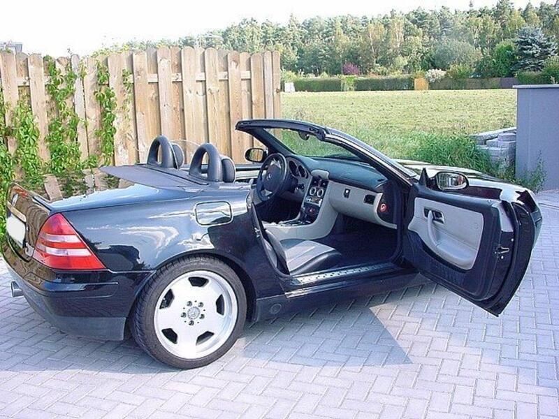Gebraucht Mercedes SLK200 136 PS (100 kW) 2000 Schwarz Cabrio