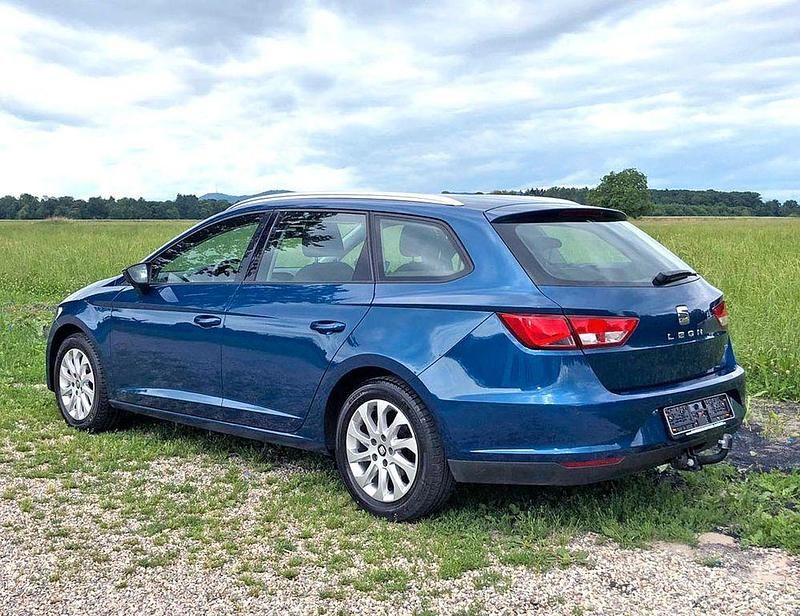 Gebraucht Seat Leon ST Style 125 PS (91 kW) 2014 Blau Kombi