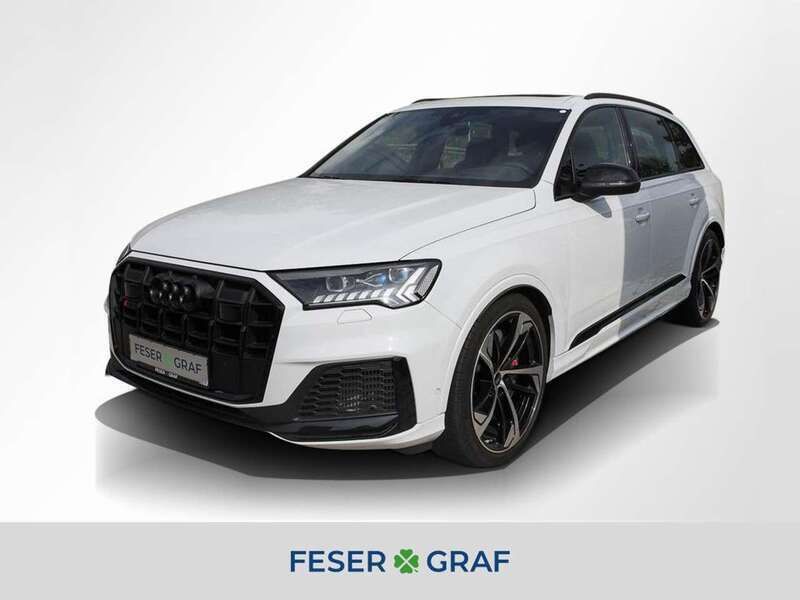Gletscherweiß metallic Gebraucht 2023 Audi SQ7 Ambiente SUV | 80.450 € (Superpreis) - Bild 1/4