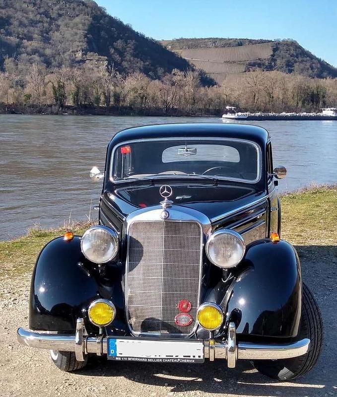 Schwarz Gebraucht 1953 Mercedes 170 Limousine | 38.500 € - Bild 1/4
