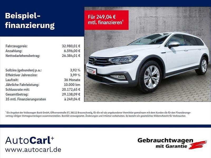 Weiß Gebraucht 2023 VW Passat Alltrack Kombi | 32.580 € (Guter Preis) - Bild 1/4