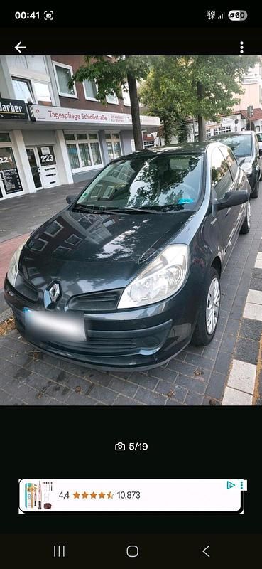 Gebraucht Renault Clio III 55 PS (40 kW) 2006 Schwarz Kleinwagen