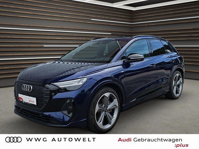 Blau Gebraucht 2023 Audi Q4 e-tron Sport SUV | 43.780 € (Etwas zu teuer) - Bild 1/4