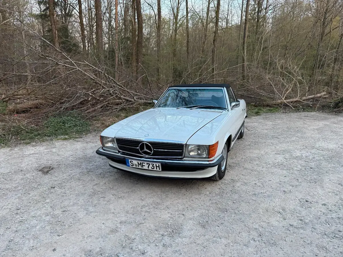 Gebraucht Mercedes SL350 200 PS (147 kW) 1973 Weiß Cabrio