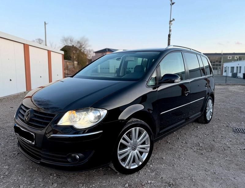 Gebraucht VW Touran 170 PS (125 kW) 2008 Schwarz Van / Kleinbus