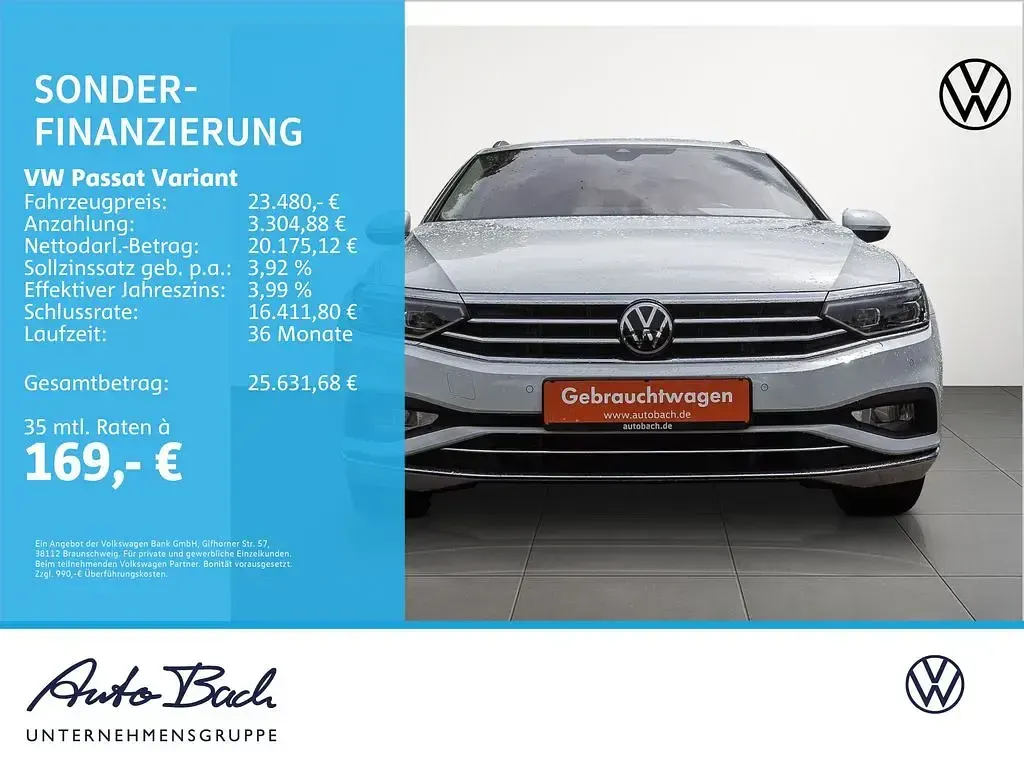 Occasion VW Passat Elegance 150 ch (110 kW) 2023 Blanc Break