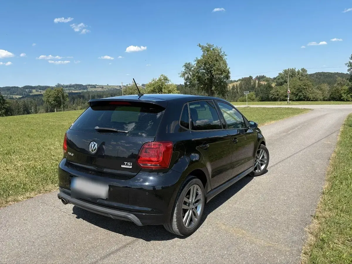 Gebraucht VW Polo R-line 90 PS (66 kW) 2017 Schwarz Kleinwagen