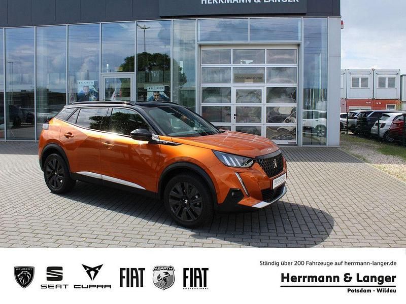 Orange Gebraucht 2021 Peugeot 2008 GT SUV | 18.997 € (Fairer Preis) - Bild 1/4