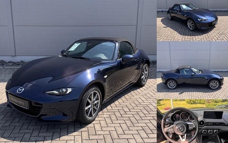 Blau Neu 2025 Mazda MX5 Exclusive-Line Cabrio | 27.990 € (Superpreis) - Bild 1/4