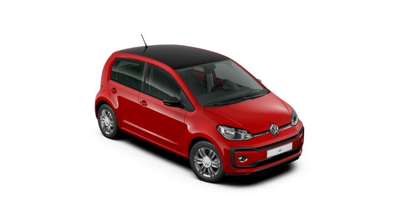 Rot Gebraucht 2017 VW up! high up! Kleinwagen | 9.690 € (Guter Preis) - Bild 1/4