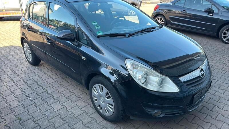 Schwarz Gebraucht 2007 Opel Corsa Limousine | 600 € (Superpreis) - Bild 1/4