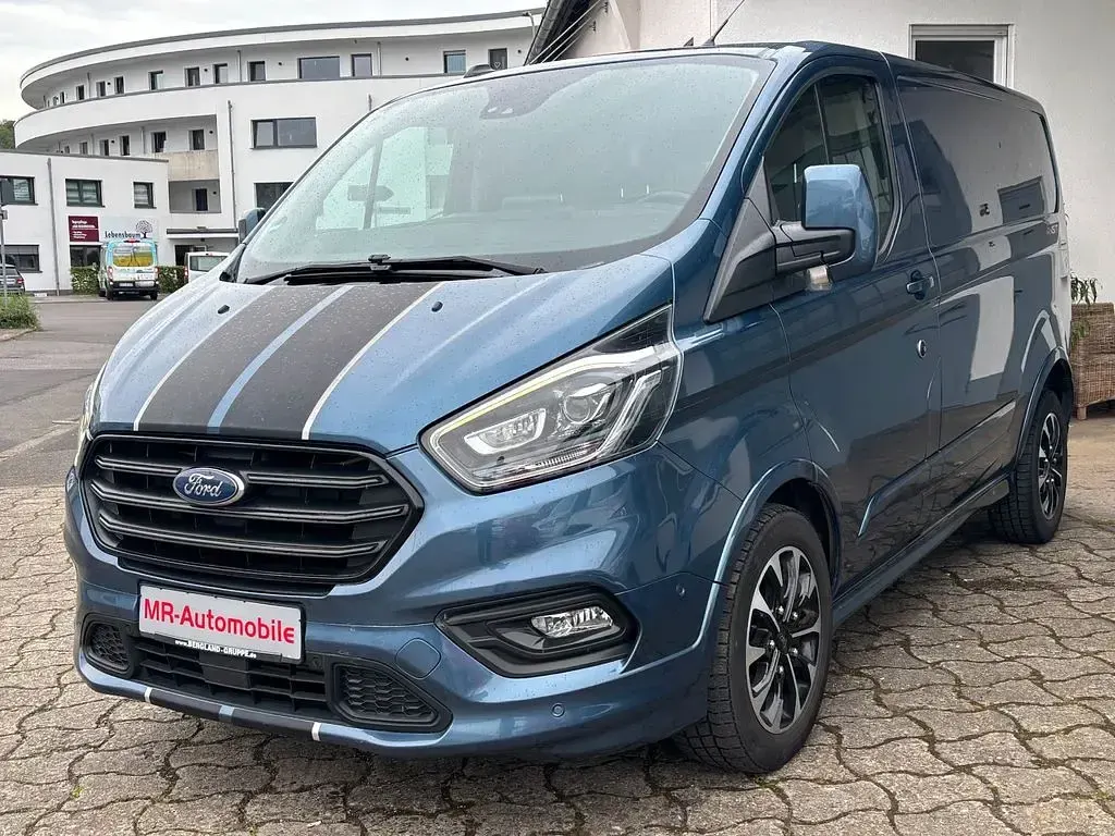Gebraucht Ford Transit Custom Limited 184 PS (135 kW) 2021 Blau Van