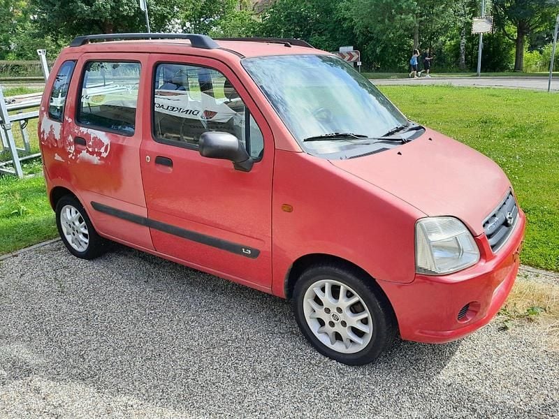 Rot Gebraucht 2005 Suzuki Wagon R+ Kombi | 450 € (Fairer Preis) - Bild 1/4