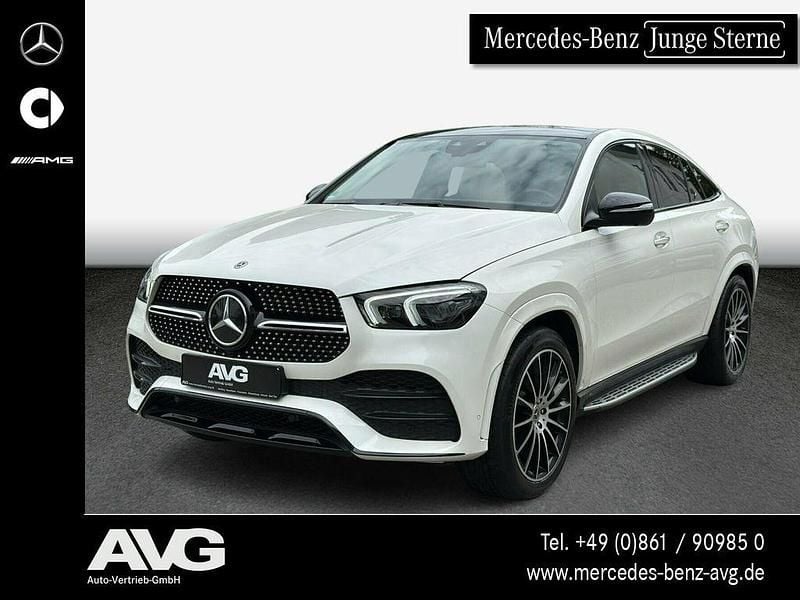 Manufaktur diamantweiß bright Gebraucht 2024 Mercedes GLE350 AMG Coupé | 79.890 € (Guter Preis) - Bild 1/4