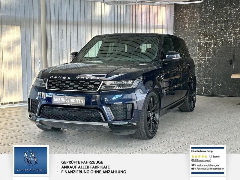 Blau Gebraucht 2021 Land Rover Range Rover Sport HSE SUV | 36.490 € - Bild 1/4