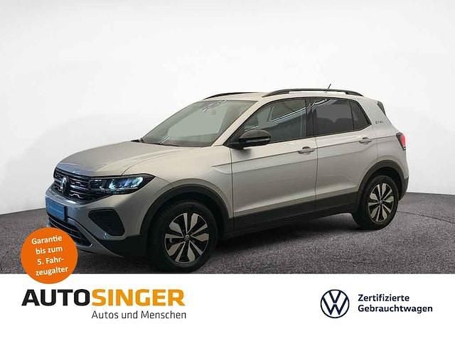 Reflexsilber metallic Gebraucht 2024 VW T-Cross Goal SUV | 23.250 € (Superpreis) - Bild 1/3