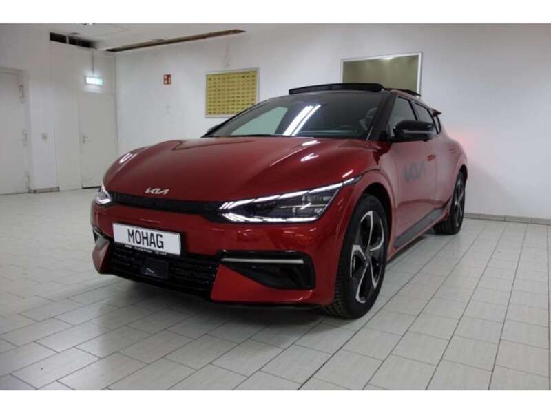Rot Gebraucht 2024 Kia EV6 GT-Line SUV | 43.890 € (Teuer) - Bild 1/4