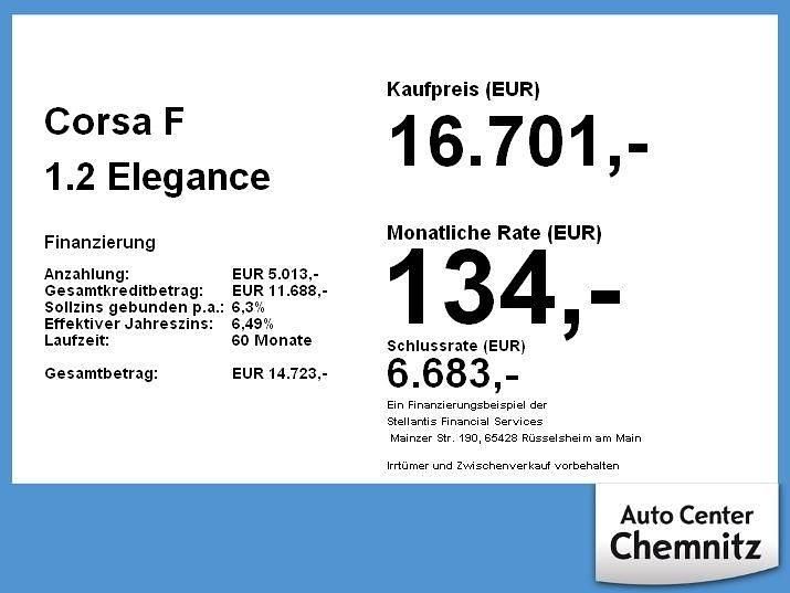 Weiß Gebraucht 2023 Opel Corsa Elegance Kleinwagen | 16.701 € (Fairer Preis) - Bild 1/1