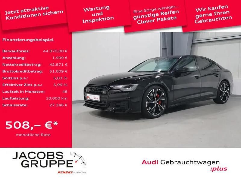 Schwarz Gebraucht 2022 Audi S6 Ambiente Limousine | 44.869 € - Bild 1/4