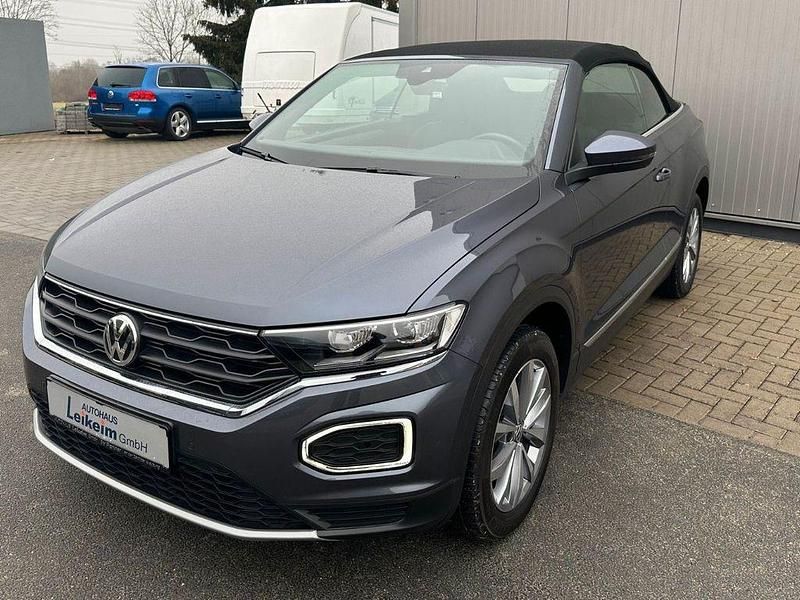 Grau Gebraucht 2020 VW T-Roc Cabriolet Style Cabrio | 19.500 € (Guter Preis) - Bild 1/4