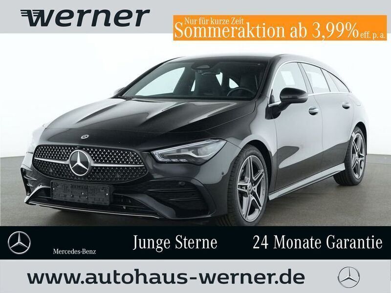 Lack kosmosschwarz Gebraucht 2024 Mercedes CLA180 Shooting Brake Advanced Plus Kombi | 29.892 € (Fairer Preis) - Bild 1/4