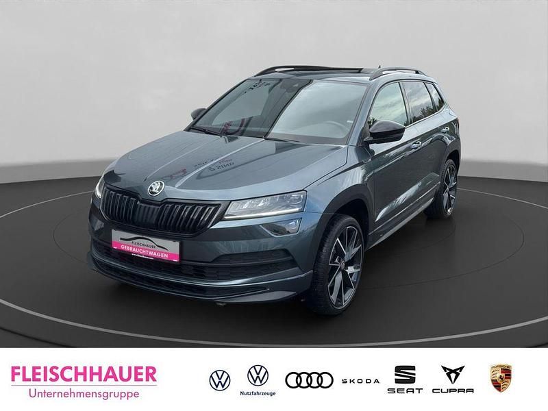 Grau Gebraucht 2020 Skoda Karoq SportLine SUV | 24.990 € (Fairer Preis) - Bild 1/4