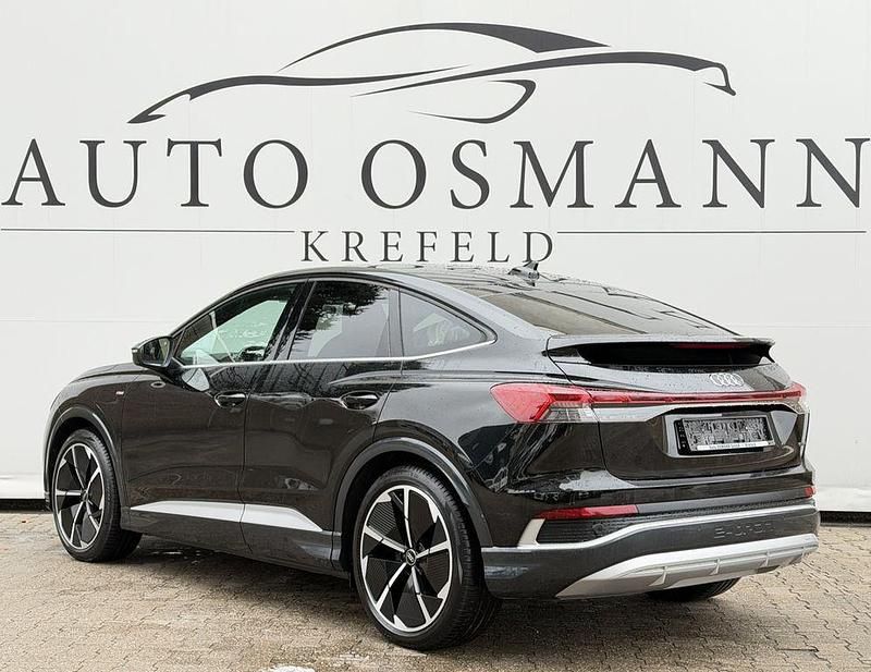 Gebraucht Audi Q4 Sportback e-tron S-Line 219 kW (299 PS) 2023 Mythosschwarz metallic SUV