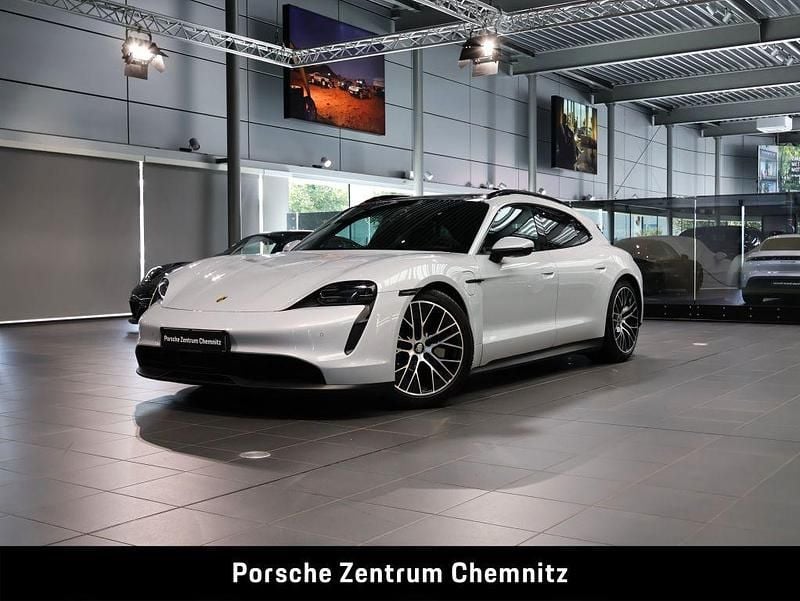 Grau Gebraucht 2023 Porsche Taycan 4S Sport Turismo Limousine | 82.890 € (Etwas zu teuer) - Bild 1/4