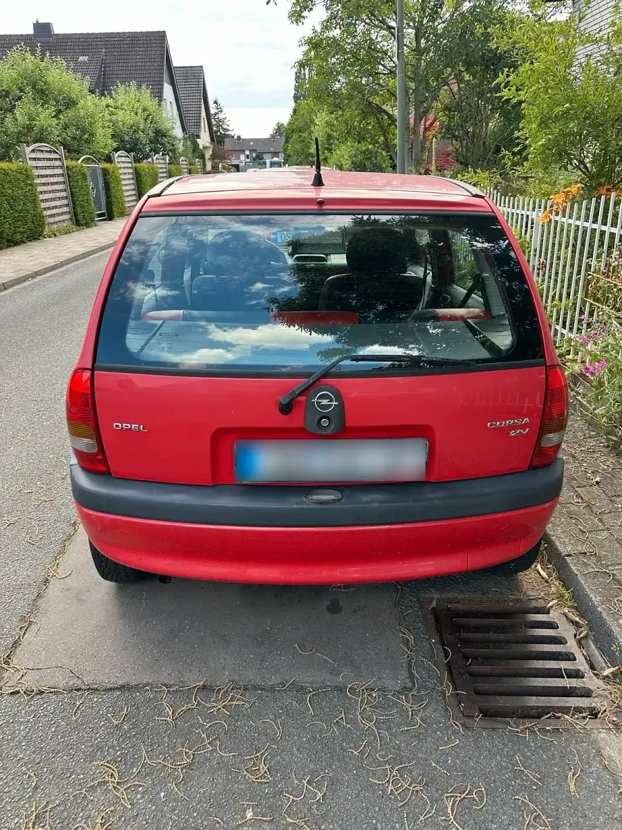 Gebraucht Opel Corsa 1998 Rot Kleinwagen