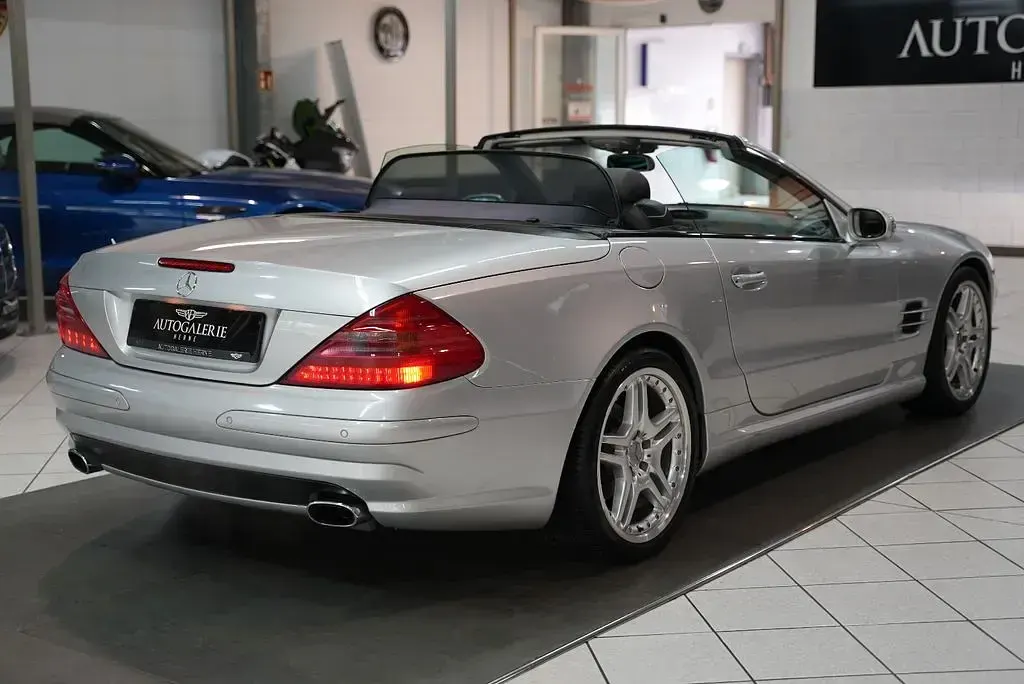 Gebraucht Mercedes SL500 AMG 306 PS (225 kW) 2003 Silber Cabrio