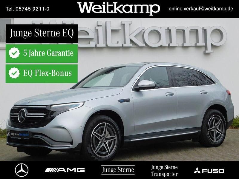 Hightechsilber Gebraucht 2020 Mercedes EQC400 AMG SUV | 56.850 € - Bild 1/4