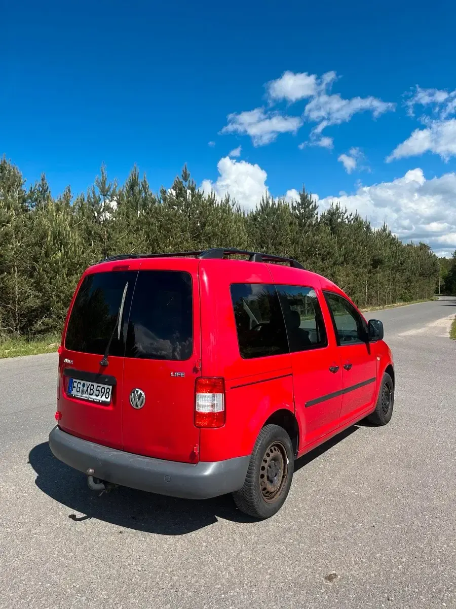 Brugt VW Caddy Life 80 HK (58 kW) 2008 Rød MPV