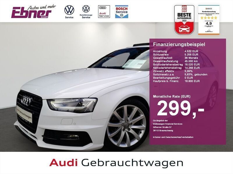 Gebraucht Audi A4 S-Line 245 PS (180 kW) 2015 Ibisweiß Kombi