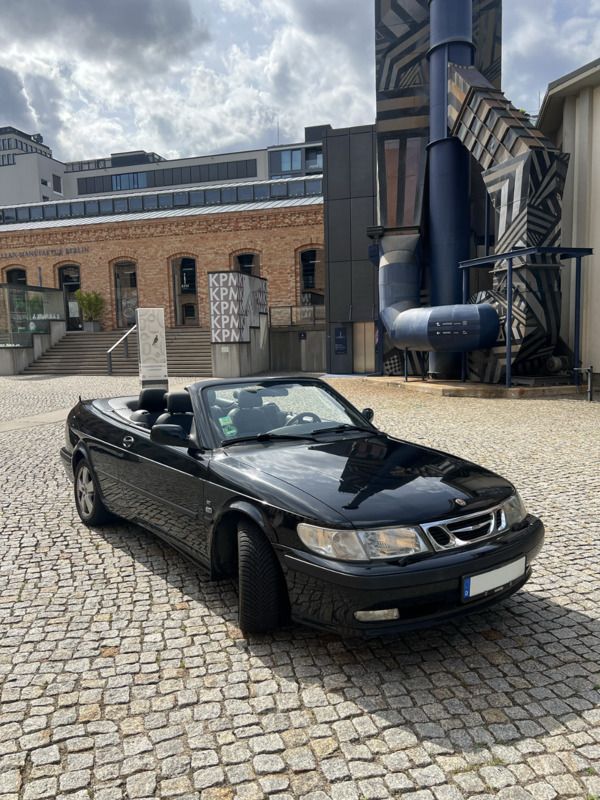 Schwarz Gebraucht 2003 Saab 9-3 Cabriolet Cabrio | 17.000 € - Bild 1/4