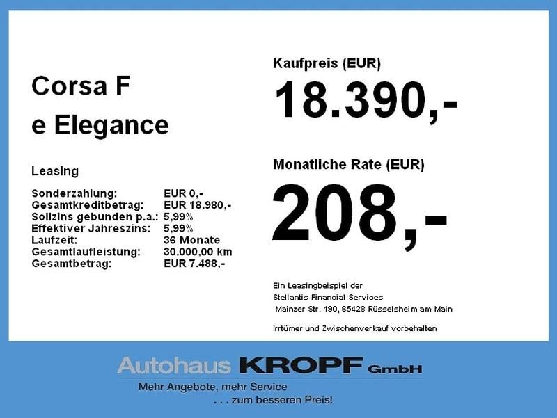 Gebraucht Opel Corsa-e Elegance 100 kW (136 PS) 2023 Lackierung orange fizz/typ aus Kleinwagen