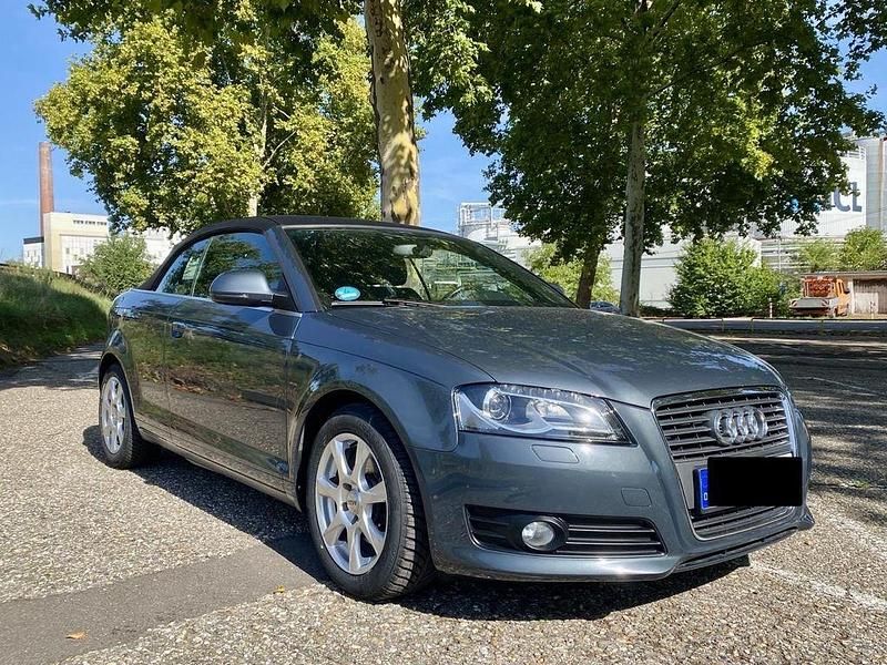 Grau Gebraucht 2009 Audi A3 Cabriolet Ambition Cabrio | 7.700 € (Guter Preis) - Bild 1/4