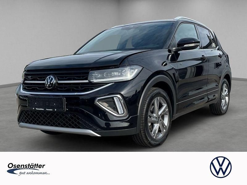 Schwarz Gebraucht 2024 VW T-Cross R-line SUV | 27.650 € (Fairer Preis) - Bild 1/4