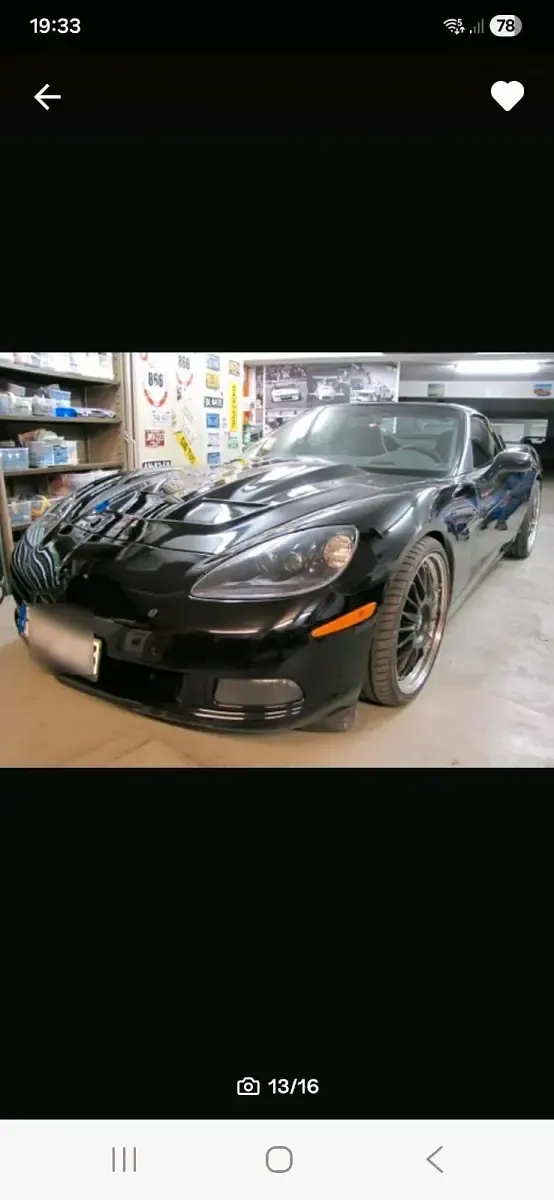 Gebraucht Corvette C6 404 PS (297 kW) 2006 Schwarz Cabrio