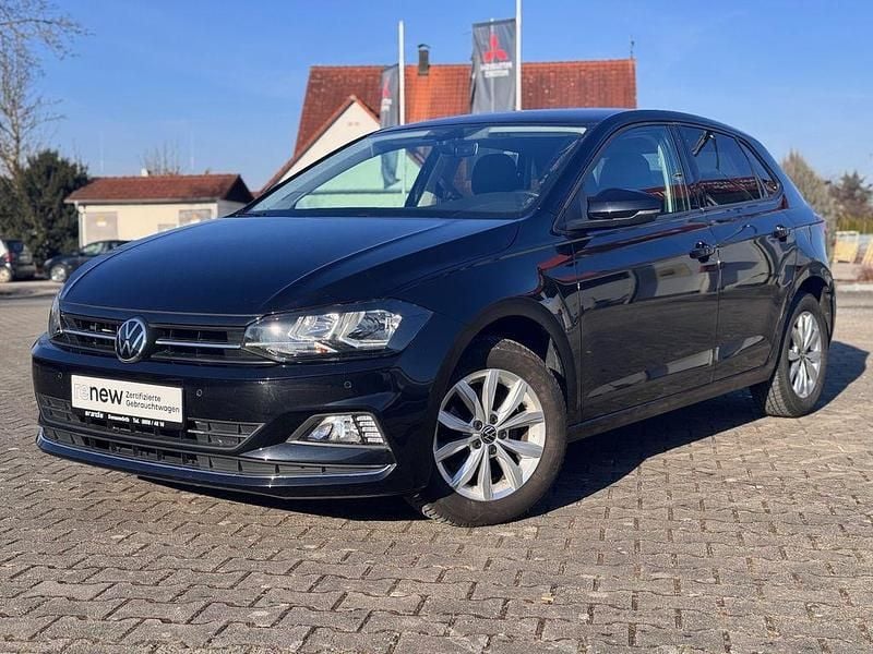 Schwarz Gebraucht 2021 VW Polo Highline Limousine | 16.490 € (Guter Preis) - Bild 1/4