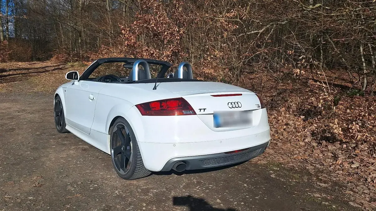 Gebraucht Audi TT Roadster S-line plus 211 PS (155 kW) 2012 Weiß Cabrio