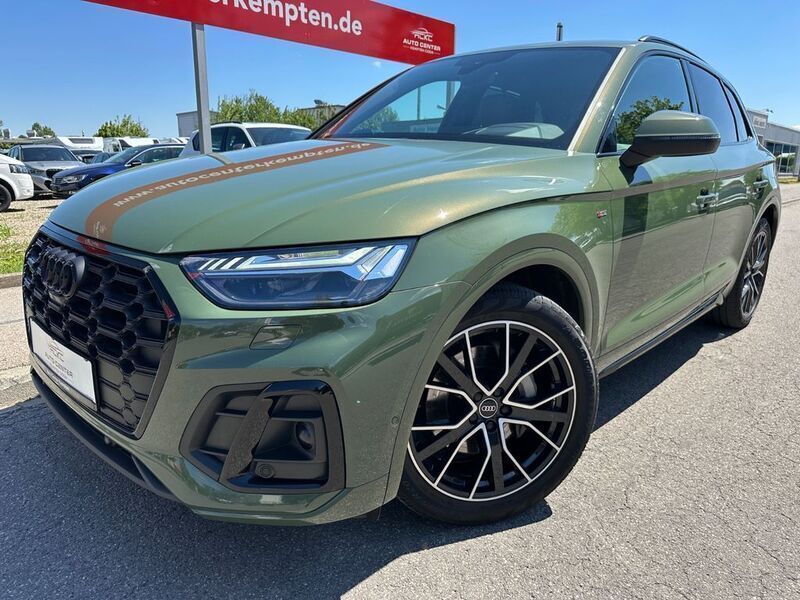 Distriktgrün metallic Gebraucht 2022 Audi Q5 S-Line SUV | 37.900 € (Fairer Preis) - Bild 1/4